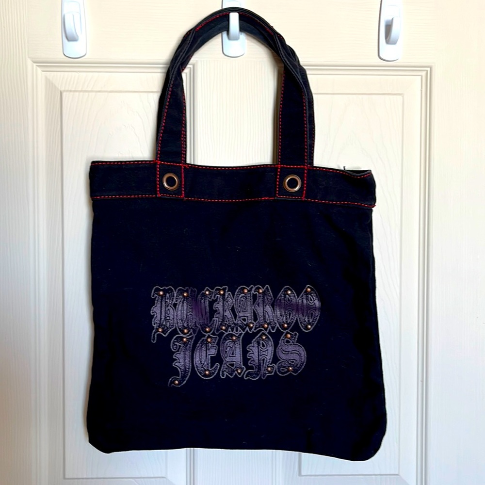 Black deninm tote bag. New. $15